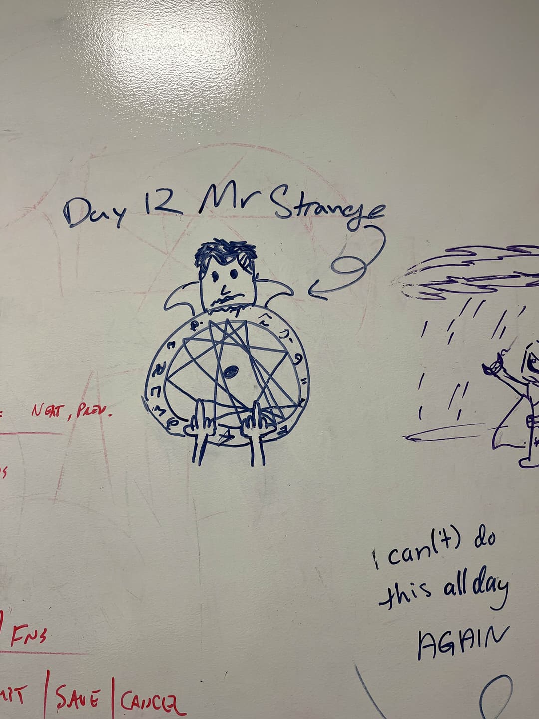 Dr. Strange of the Day 12, drawn beautifully by me