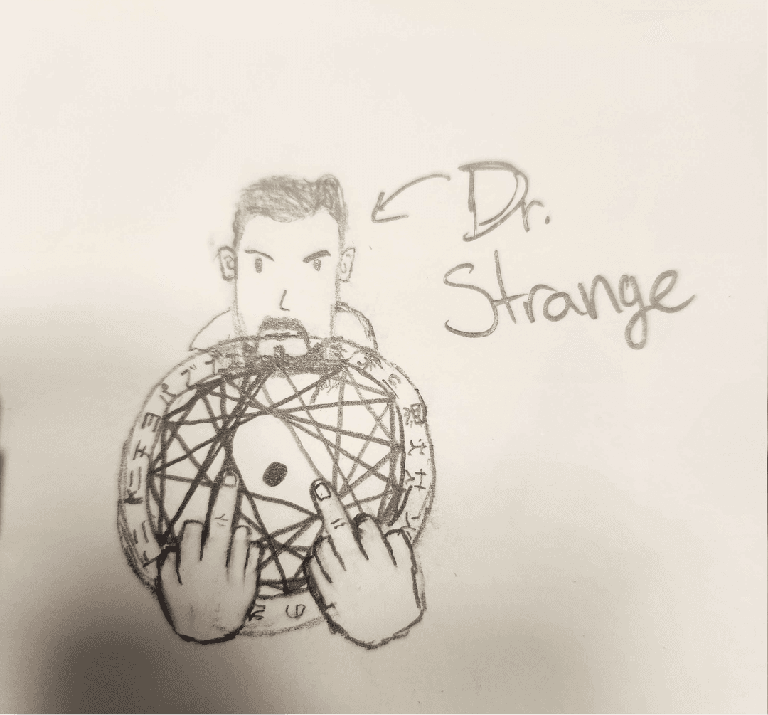 Dr. Strange of the Day 3-2, drawn beautifully by me