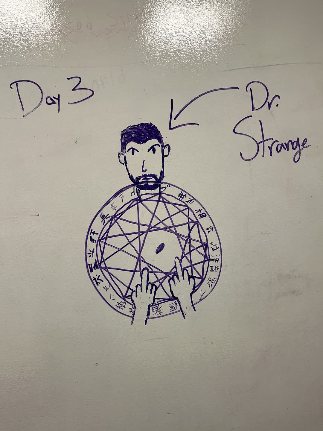 Dr. Strange of the Day 3, drawn beautifully by me