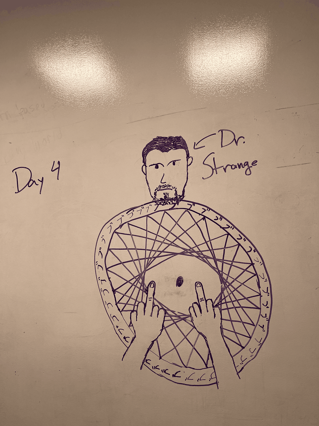 Dr. Strange of the Day 4, drawn beautifully by me