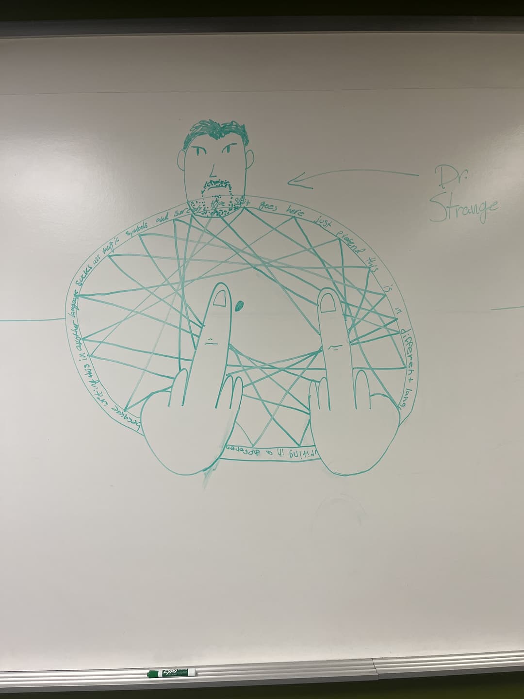 Dr. Strange of the Day 6-1, drawn beautifully by me