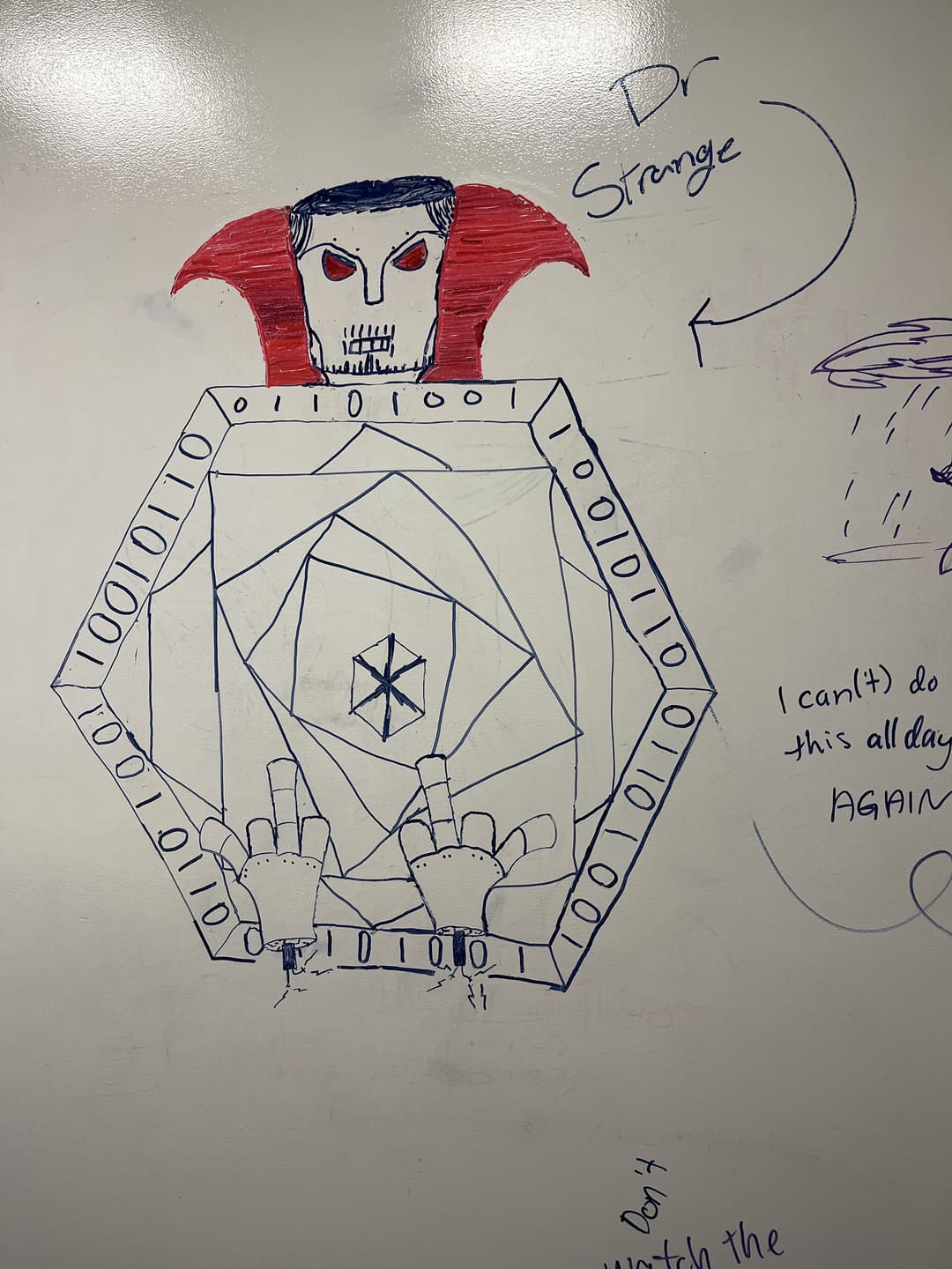 Dr. Strange of the Day 8, drawn beautifully by me